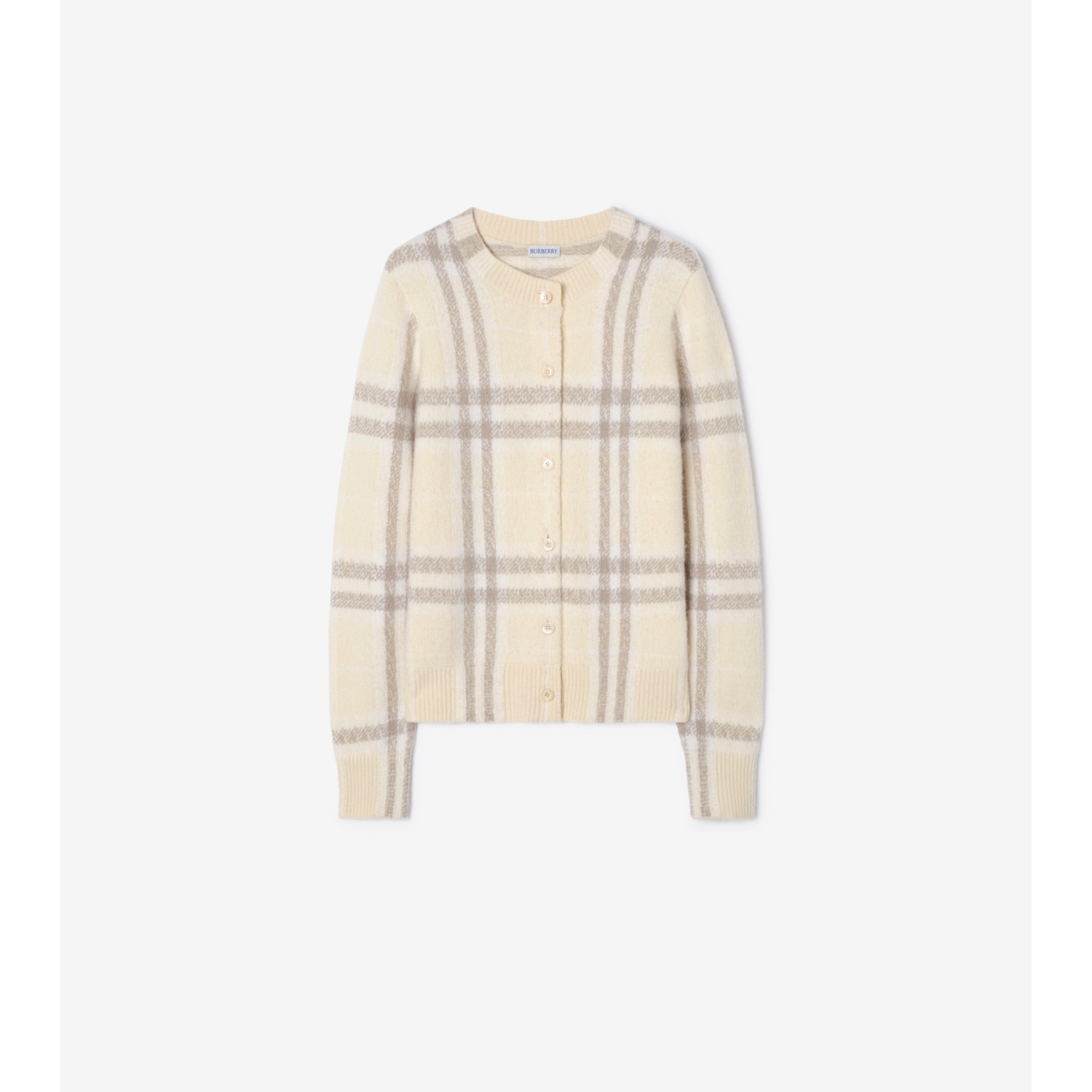 Check Cashmere Cardigan - thumbnail 5