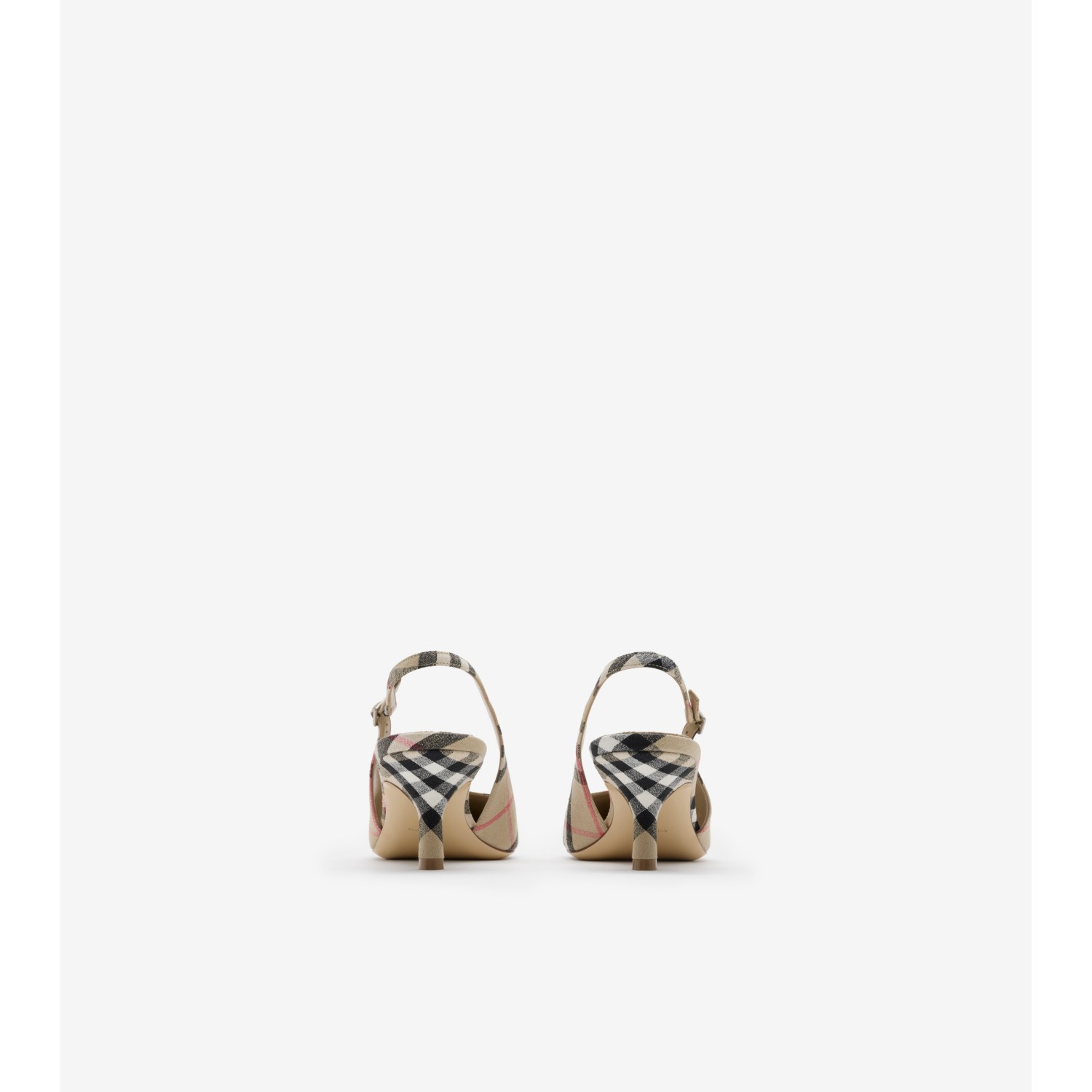 Check Dame Slingback Pumps​ - thumbnail 3