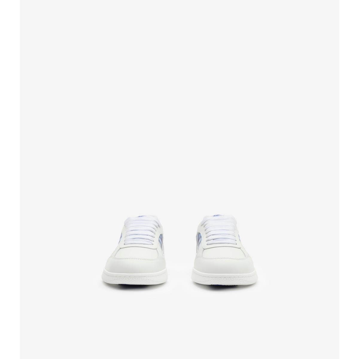  Check Leather and Terrace Sneakers​