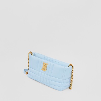 Quilted Leather Small Soft Lola Bag in 