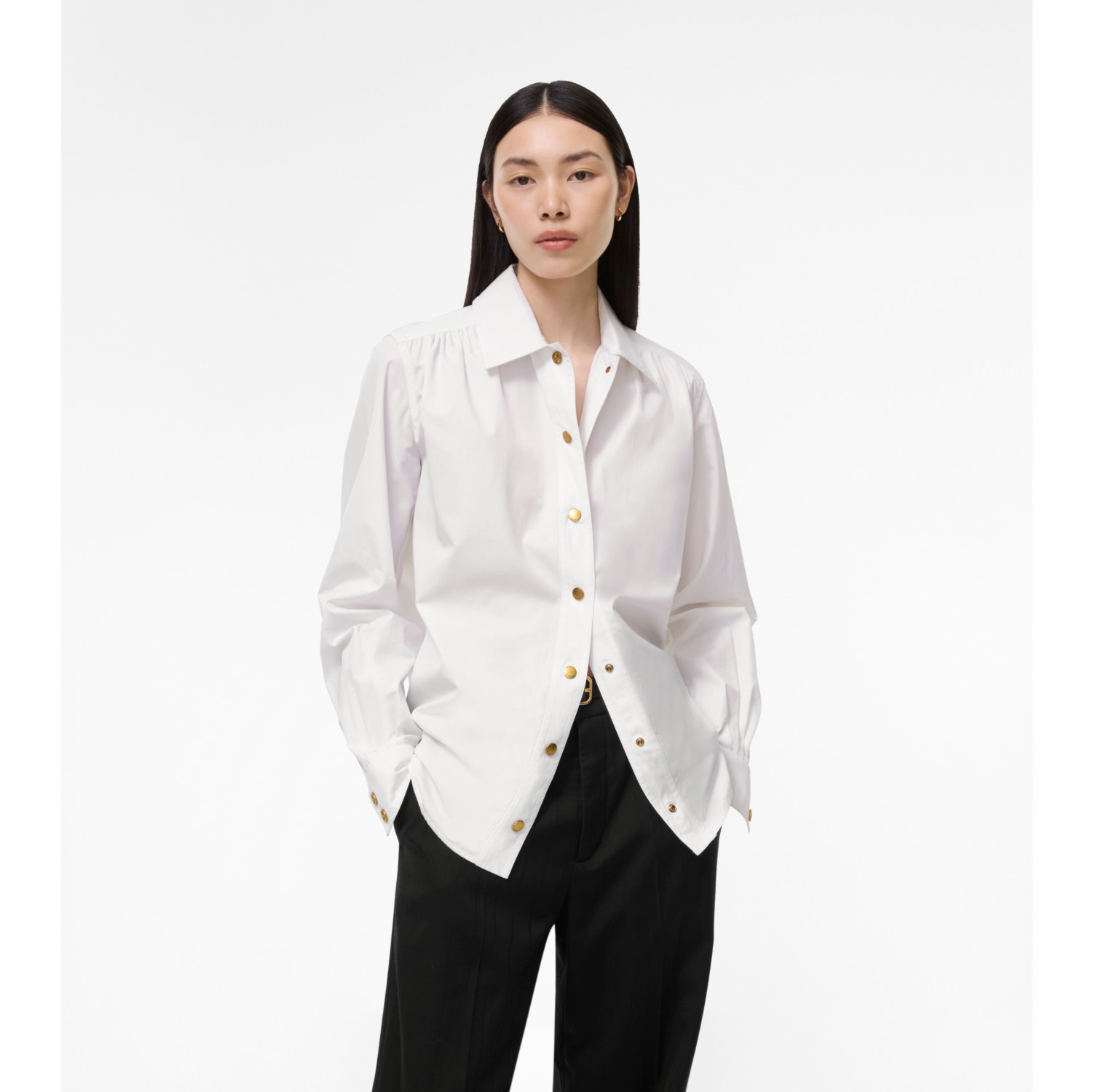 Cotton Poplin Blouse