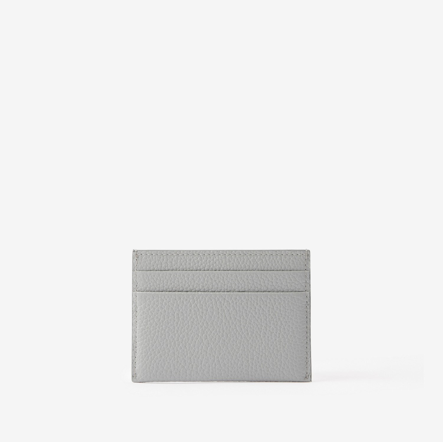 Leather TB Card Case in Light Grey Melange - Women | Burberry® Official