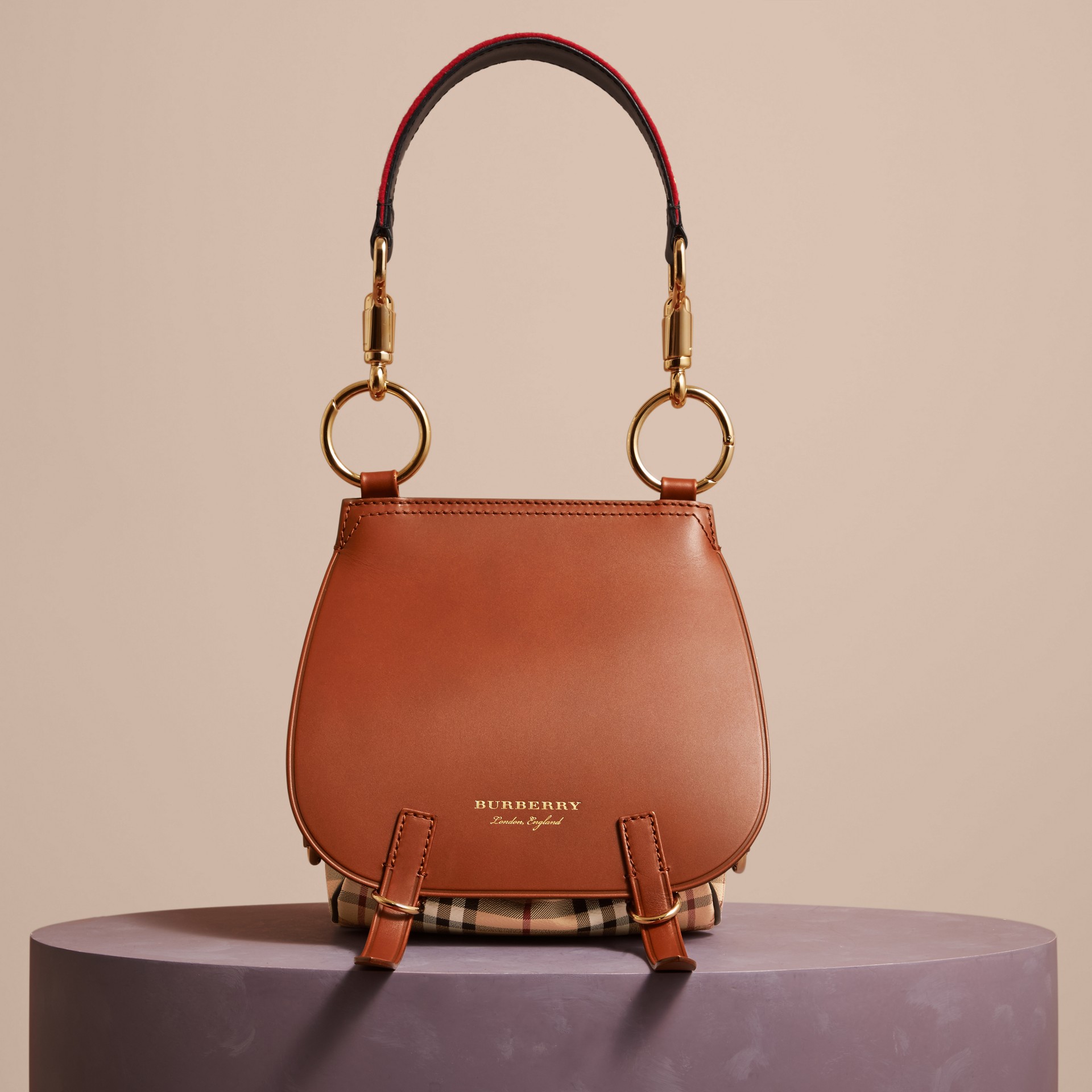 Burberry Tasche Zaumzeug Leder Burberry Tasche Zaumzeug Leder