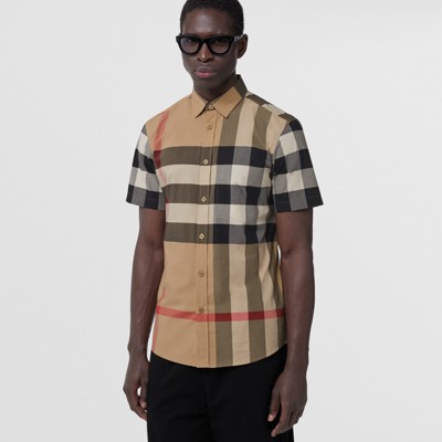 mens burberry button down