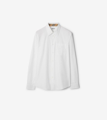 Tシャツ・カットソー Burberry FW25 Printed poplin shirt (8010213 A7028) Tシャツ・カットソー Burberry FW25 Printed poplin shirt