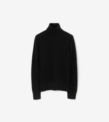 ウールカシミア セーター (ブラック) - メンズ, ピュアカシミア 