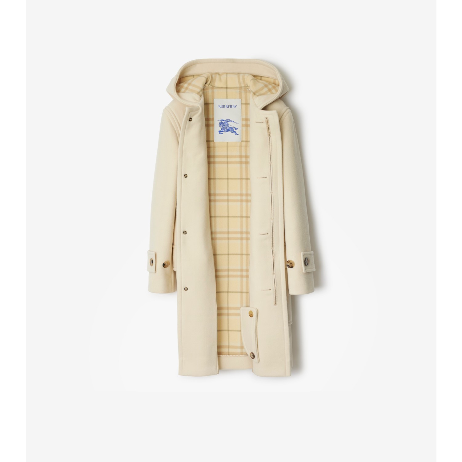 Duffle-coat en laine et cachemire