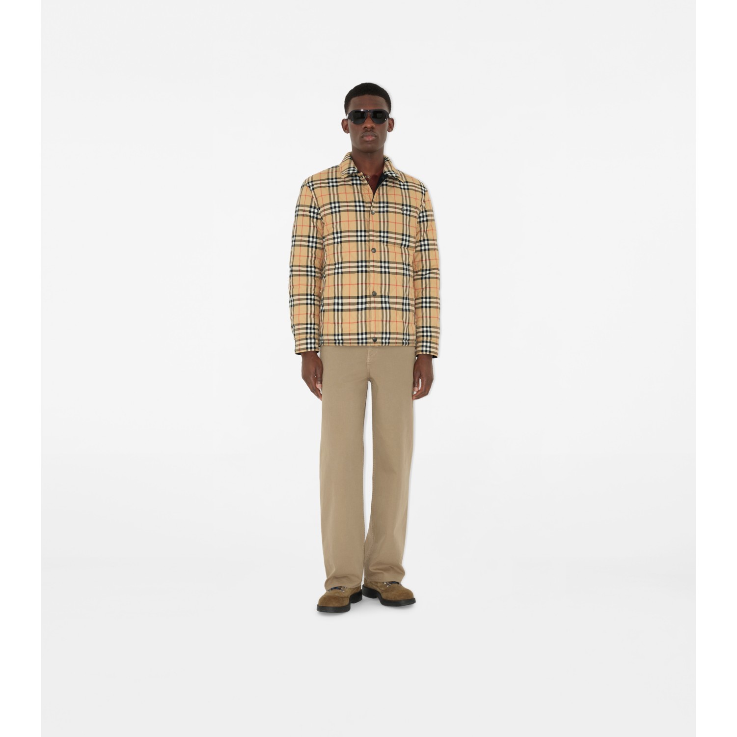 Reversible Quilted Nylon Overshirt