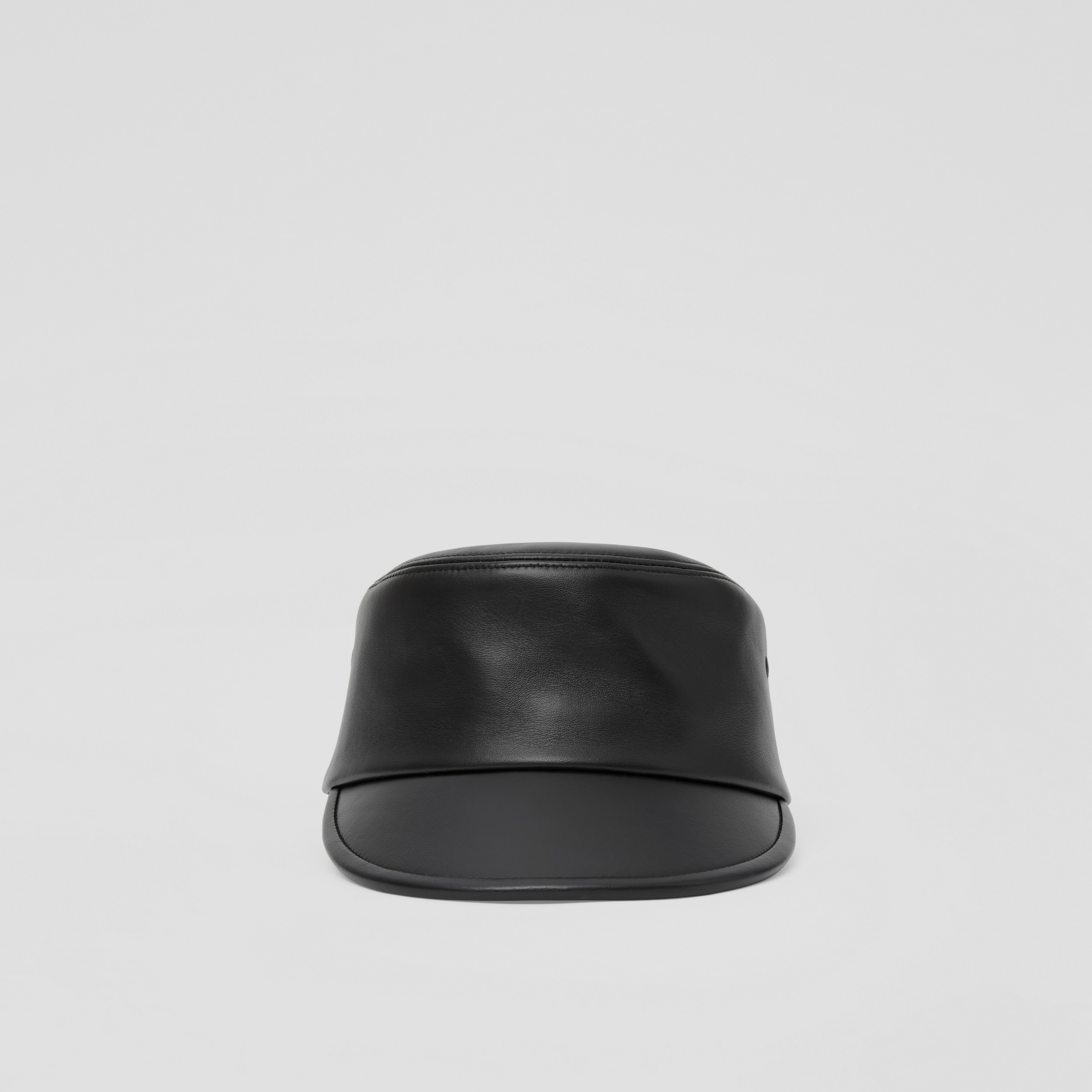 皮革帽 (黑色) | Burberry® 博柏利官网 - 1