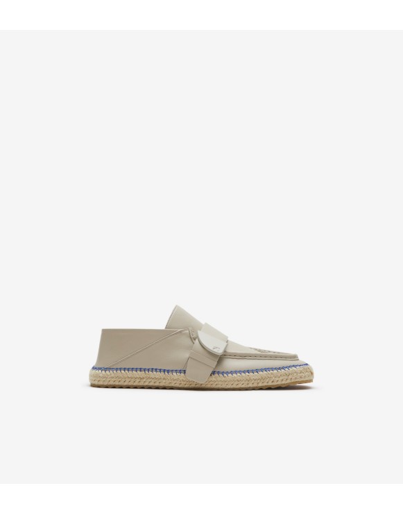 Leather Deck Espadrilles