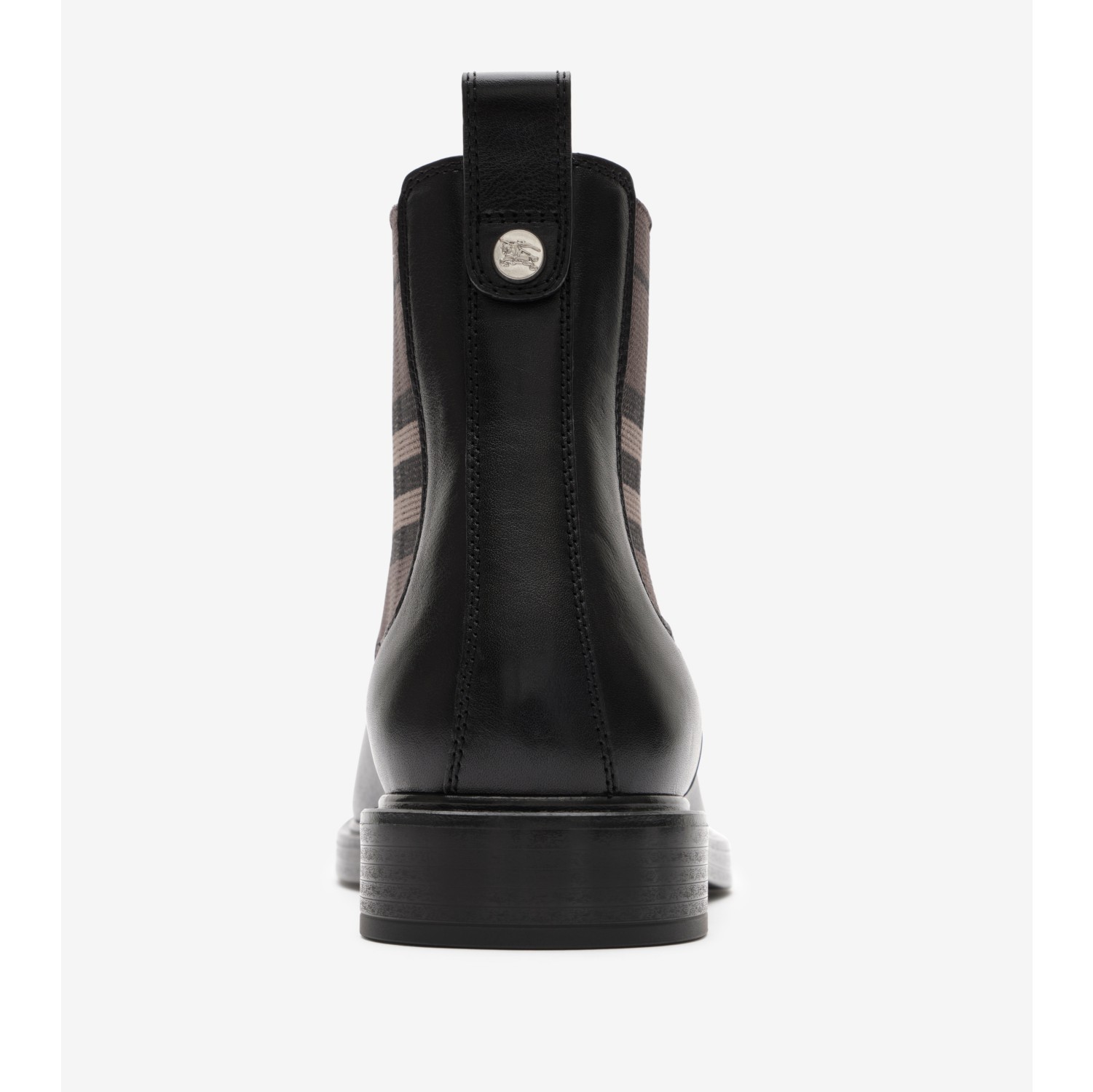Leather Pembroke Boots in Black - Men | Burberry® Official