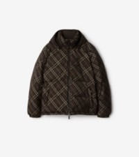 Reversible Check Snowdon Puffer Jacket