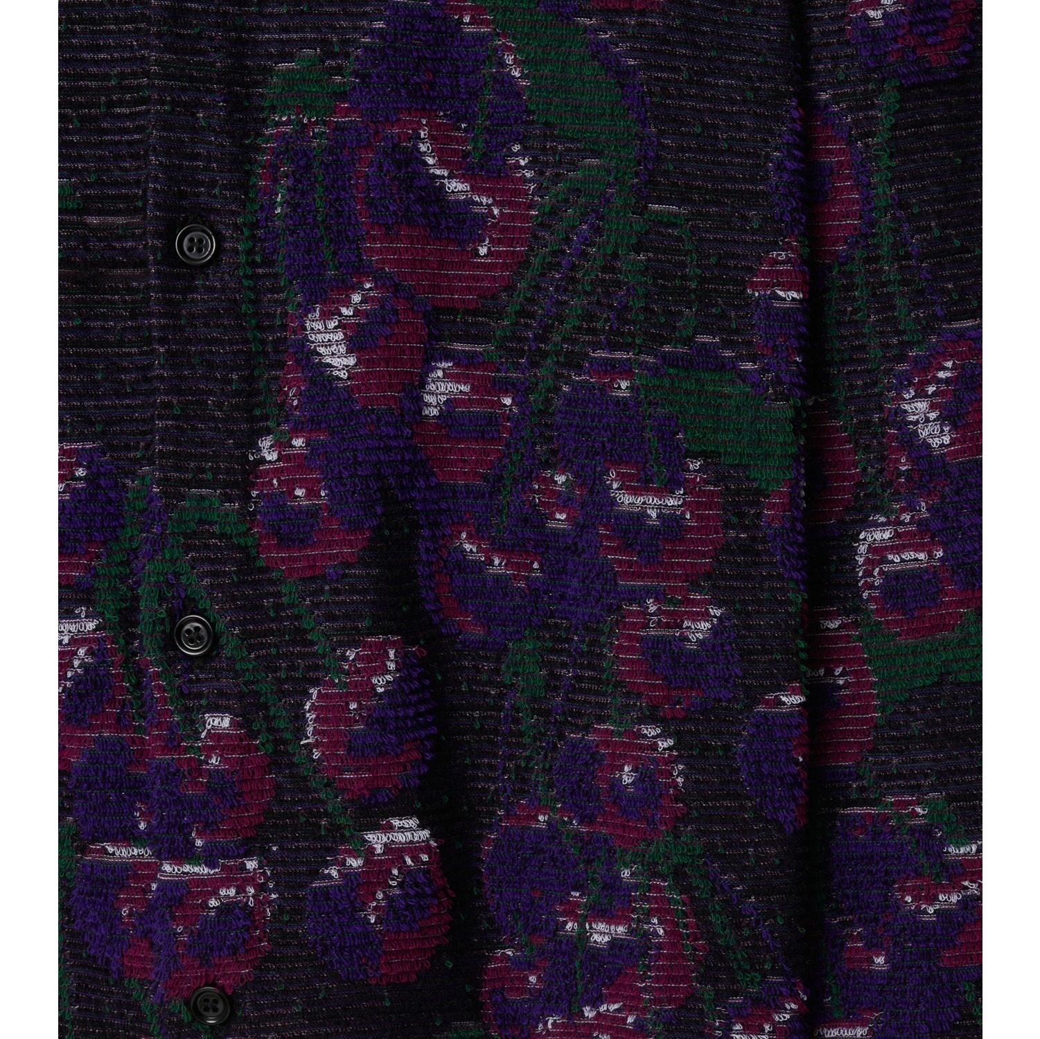 Baumwoll-Seidenhemd mit Kirschmuster