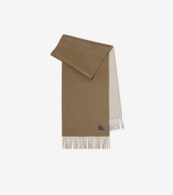 Reversible Cashmere Scarf in Vole/smoke | Burberry® Official