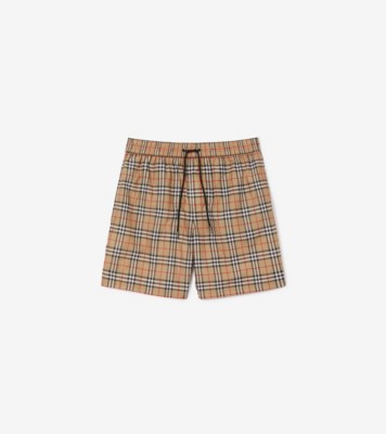 Burberry Blue Check Shorts