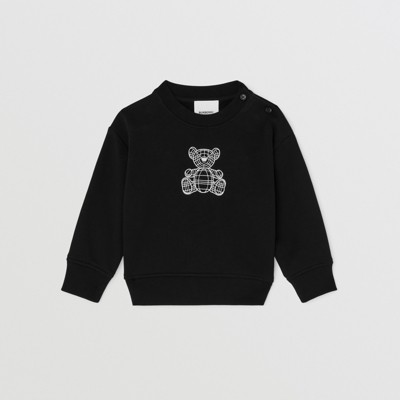Thomas Bear Motif Cotton Sweatshirt