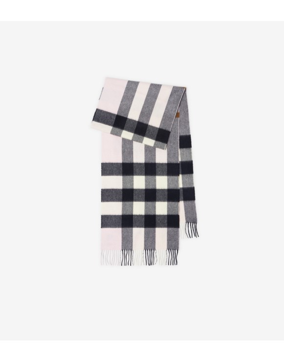 Check Cashmere Scarf