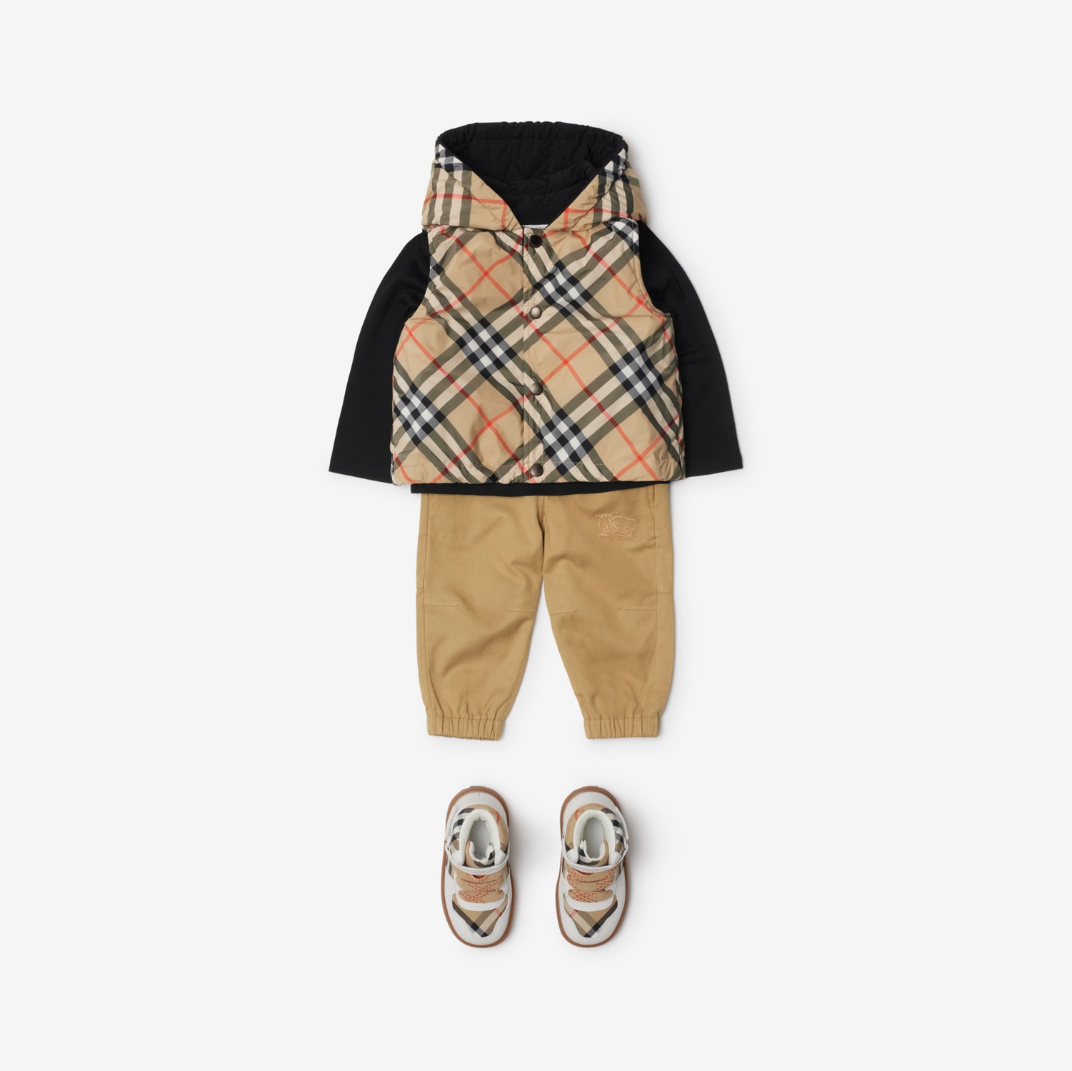 リバーシブル チェック ベスト (サンド) | Burberry®公式サイト リバーシブル チェック ベスト (サンド) | Burberry®公式サイト