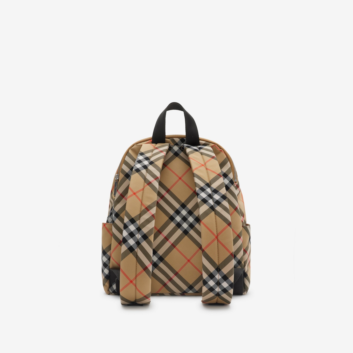 Small Check Backpack in Sand - Men | Burberry® Official Small Check Backpack in Sand - Men | Burberry® Official