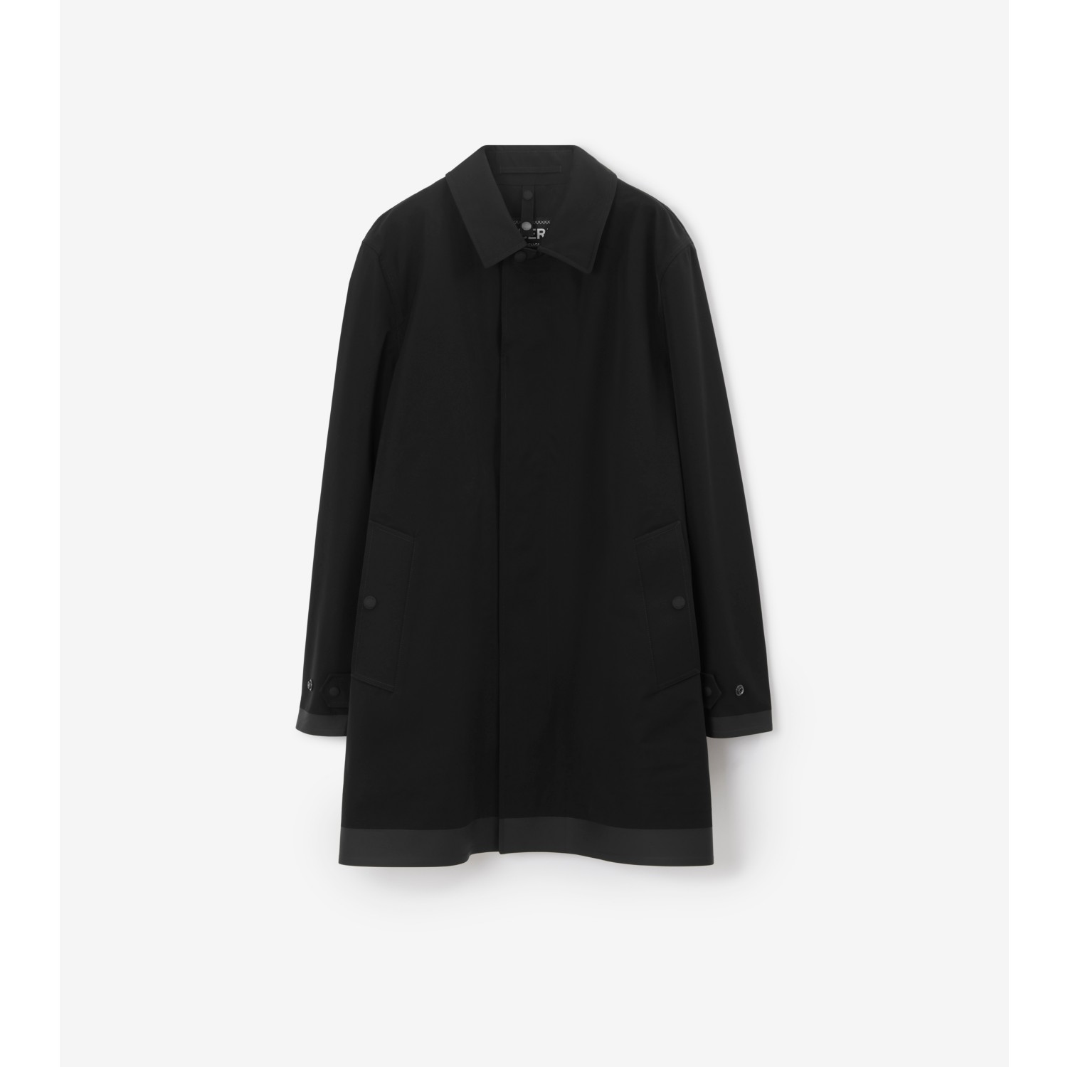 Burberry black men's clearance coat