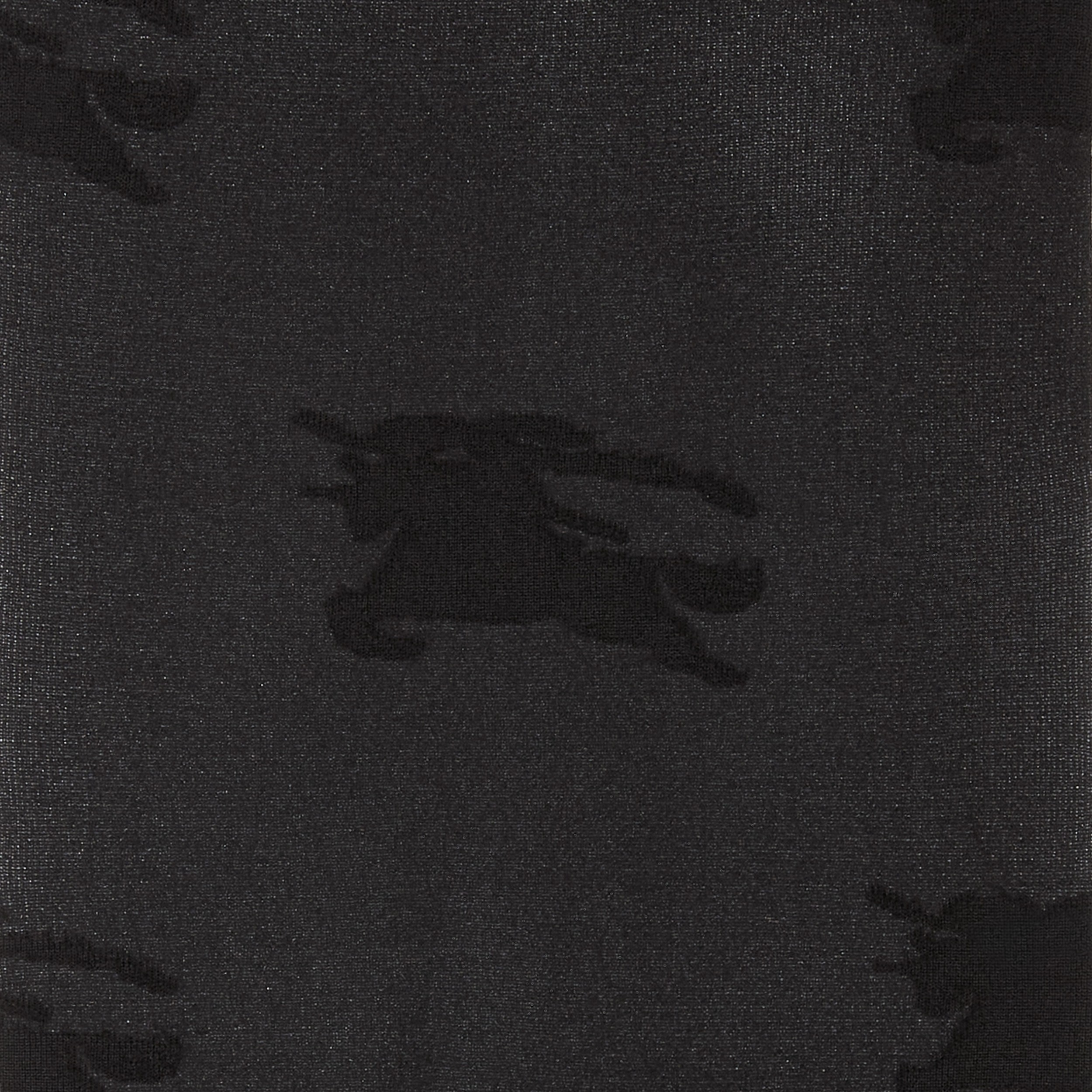 Meia-calça com estampa Equestrian Knight (Preto) | Burberry® oficial - 2