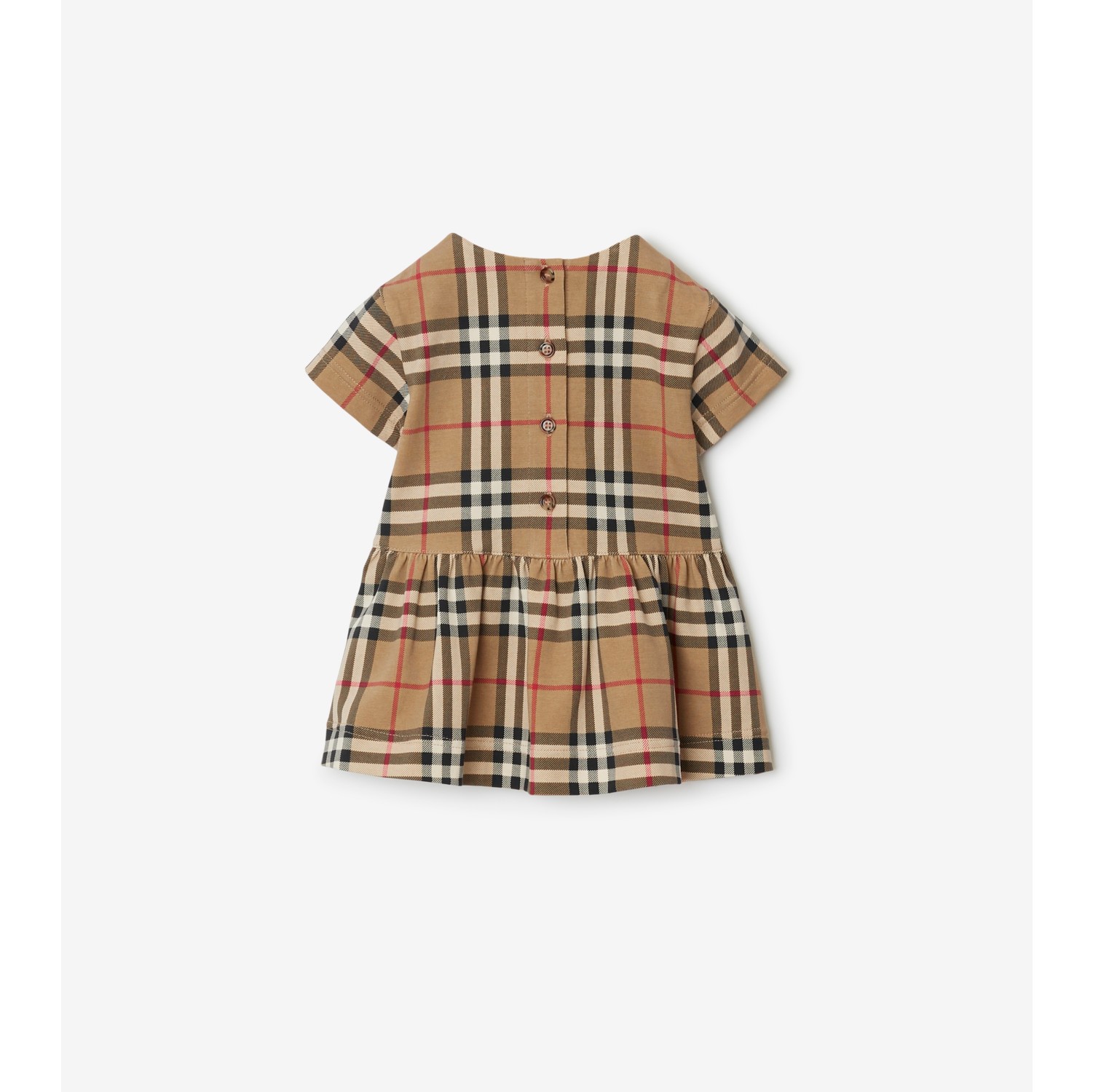 Check Dress with Bloomers in Archive beige - Children | Burberry® Official