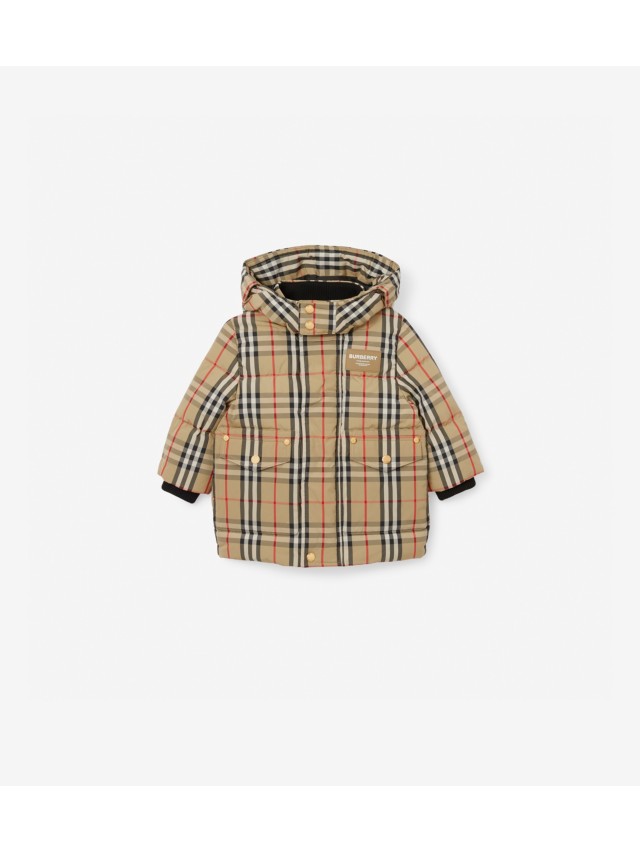 Baby burberry best sale quilted jacket