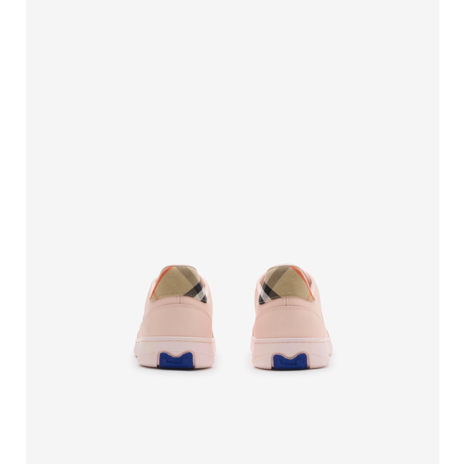 Leather and Check Terrace Sneakers​