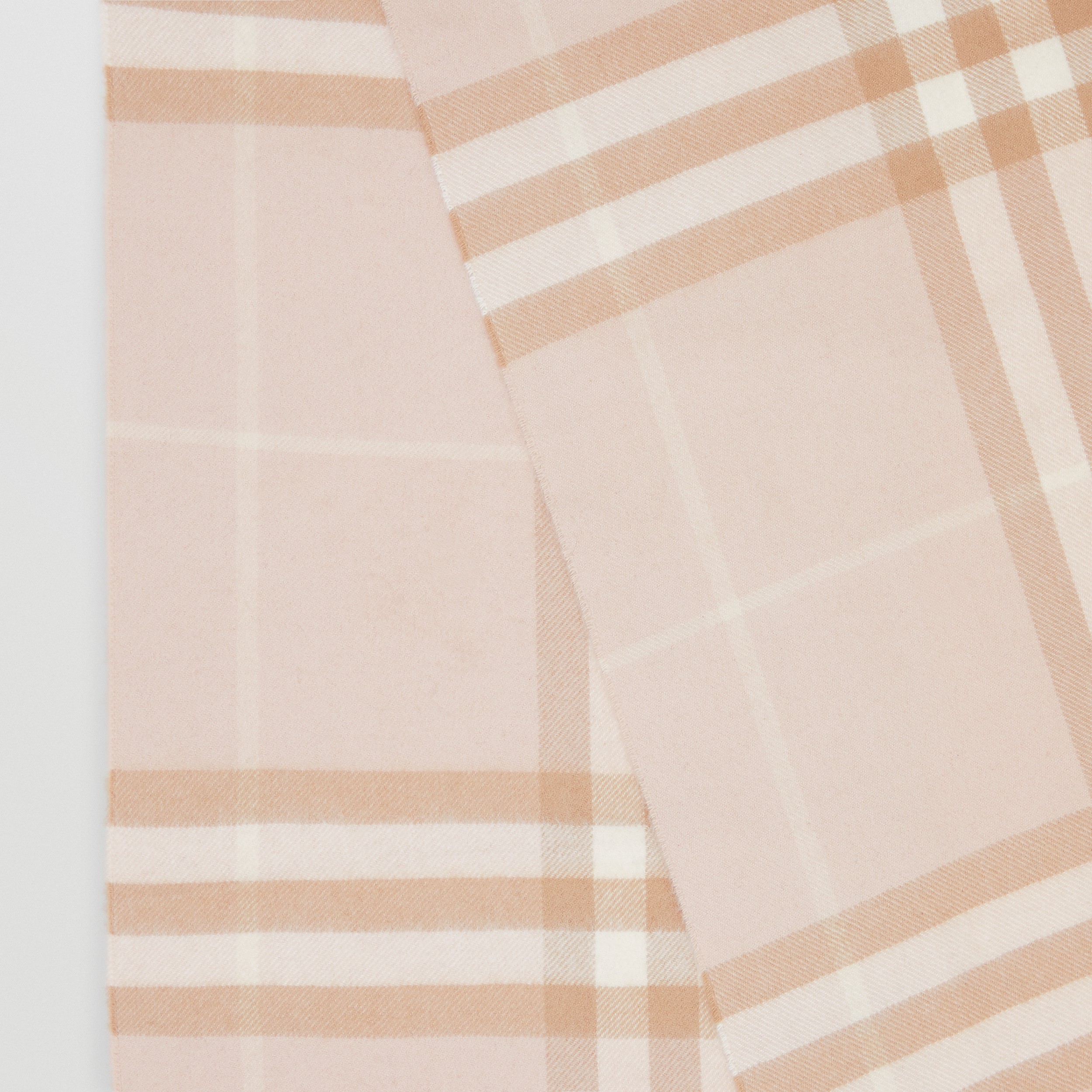 The Burberry Check Cashmere Scarf in Blush | Burberry® Official - 2