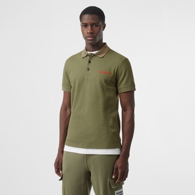 green burberry polo