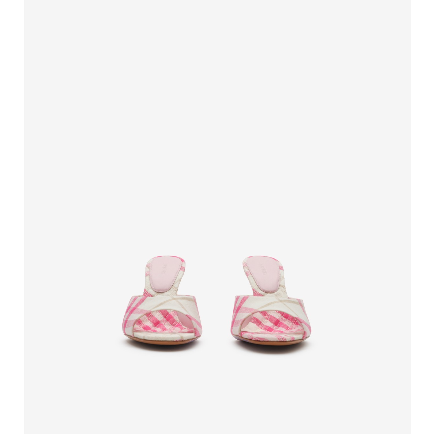 체크 뮤 하이 샌들​