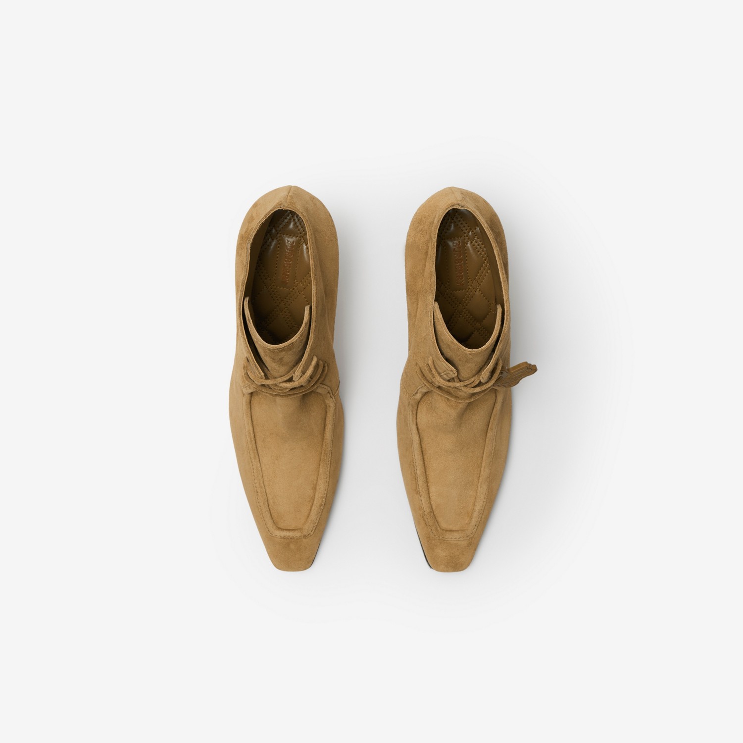 Ankle boots Storm de camurça (Juta) - Mulheres | Burberry® oficial