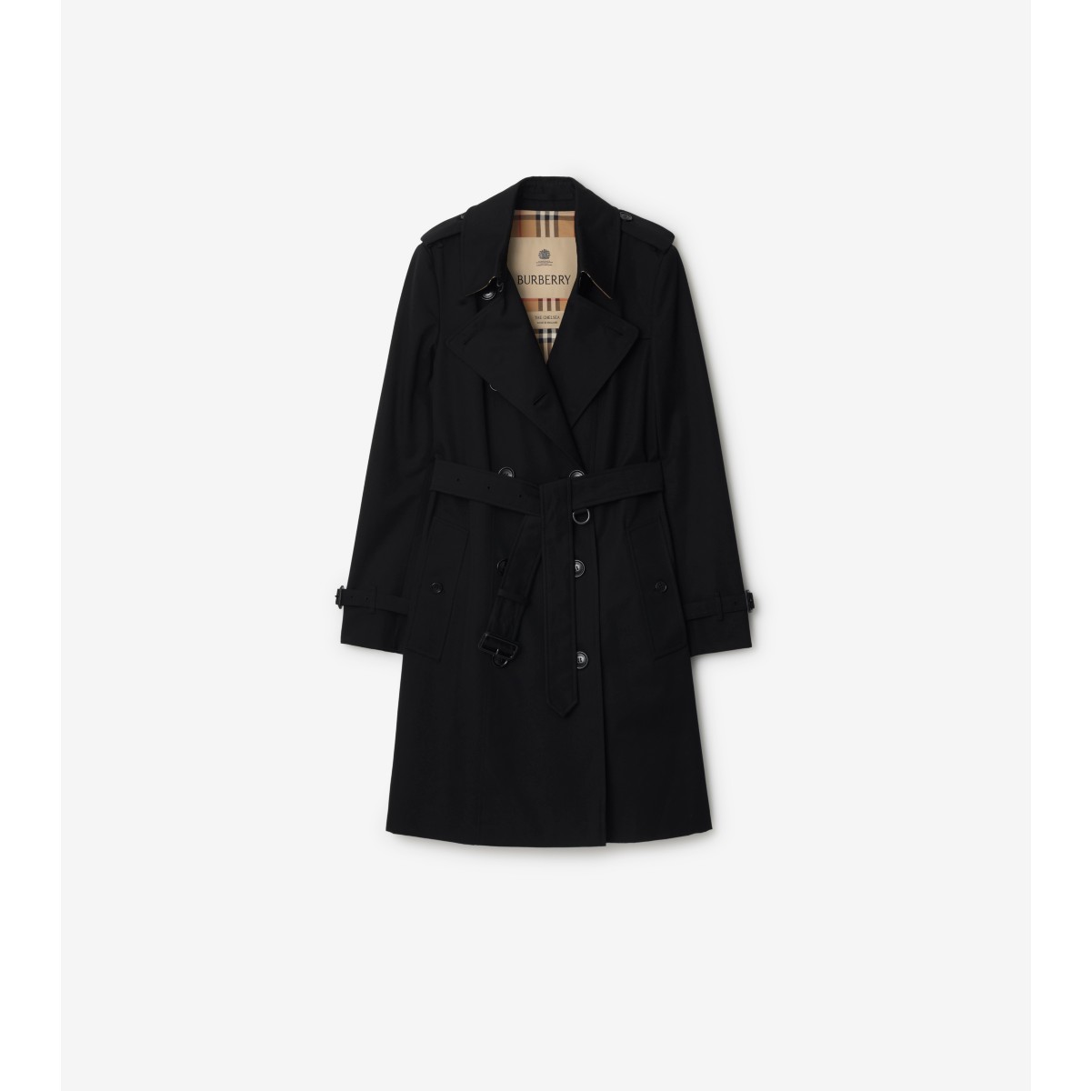  Check Mid-length Chelsea Heritage Trench Coat