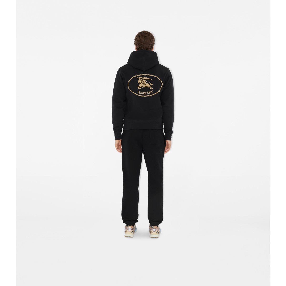  Embroidered Knight Stamp Hoodie