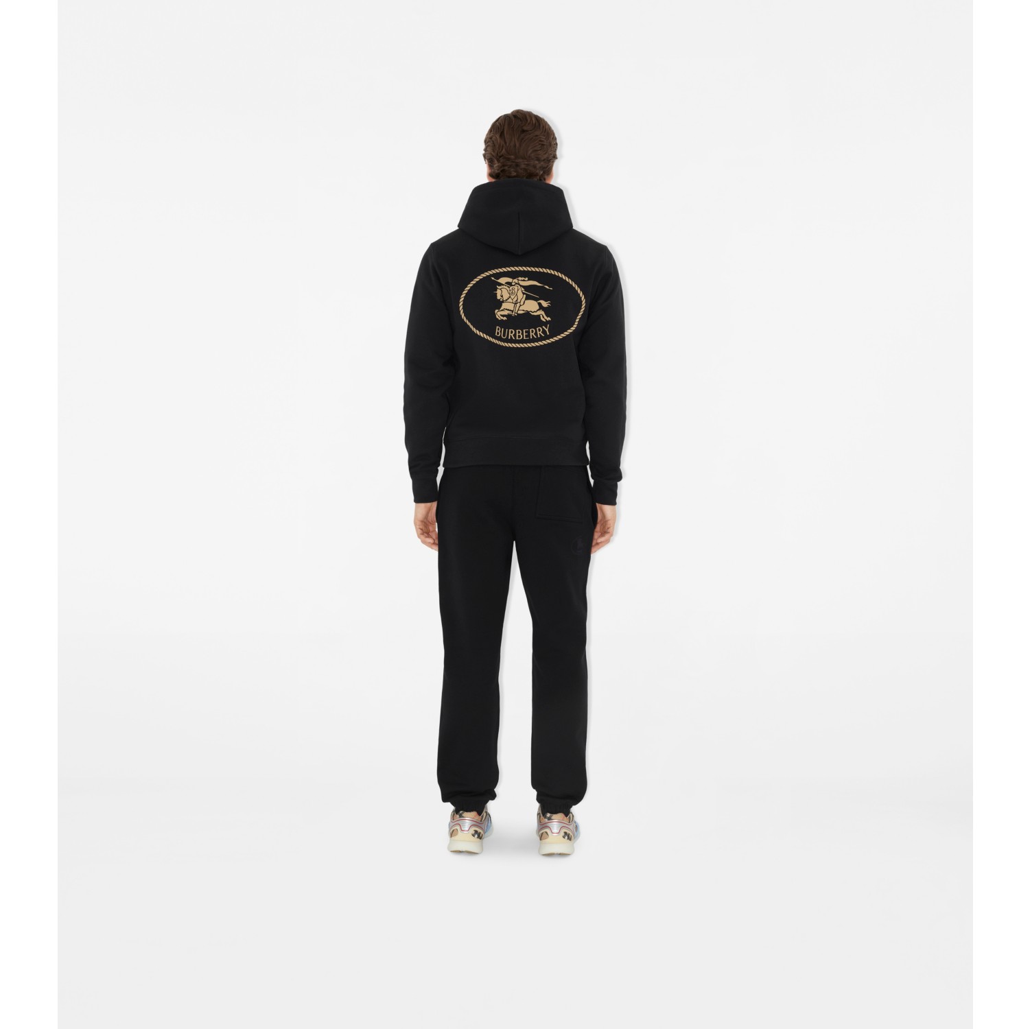 Knight Stamp Cotton Hoodie