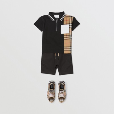 burberry shirt and shorts