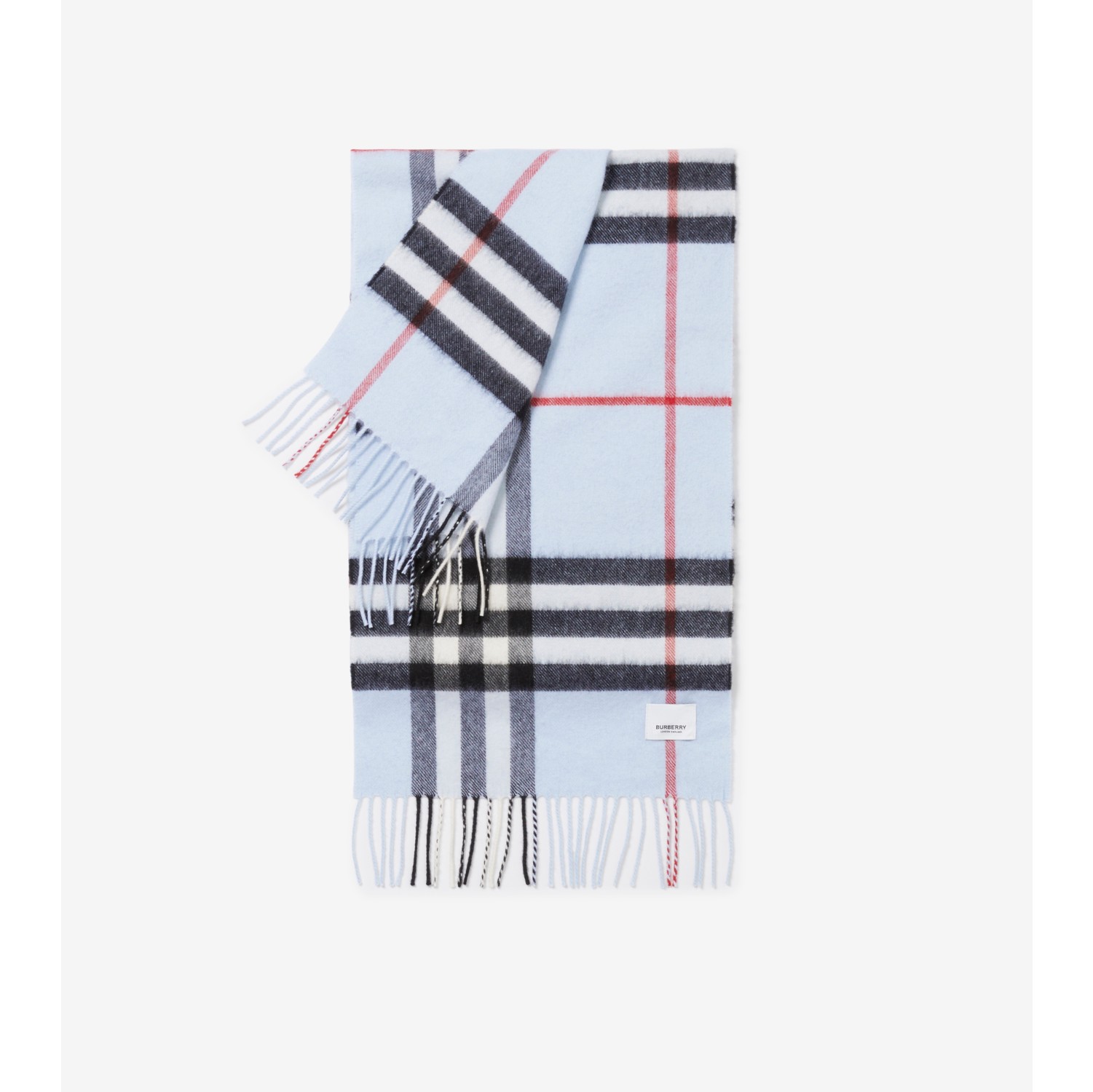 Burberry blue scarf cashmere on sale