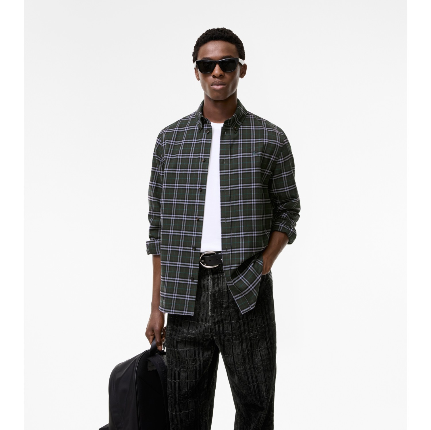 Relaxed Fit Check Cotton Shirt