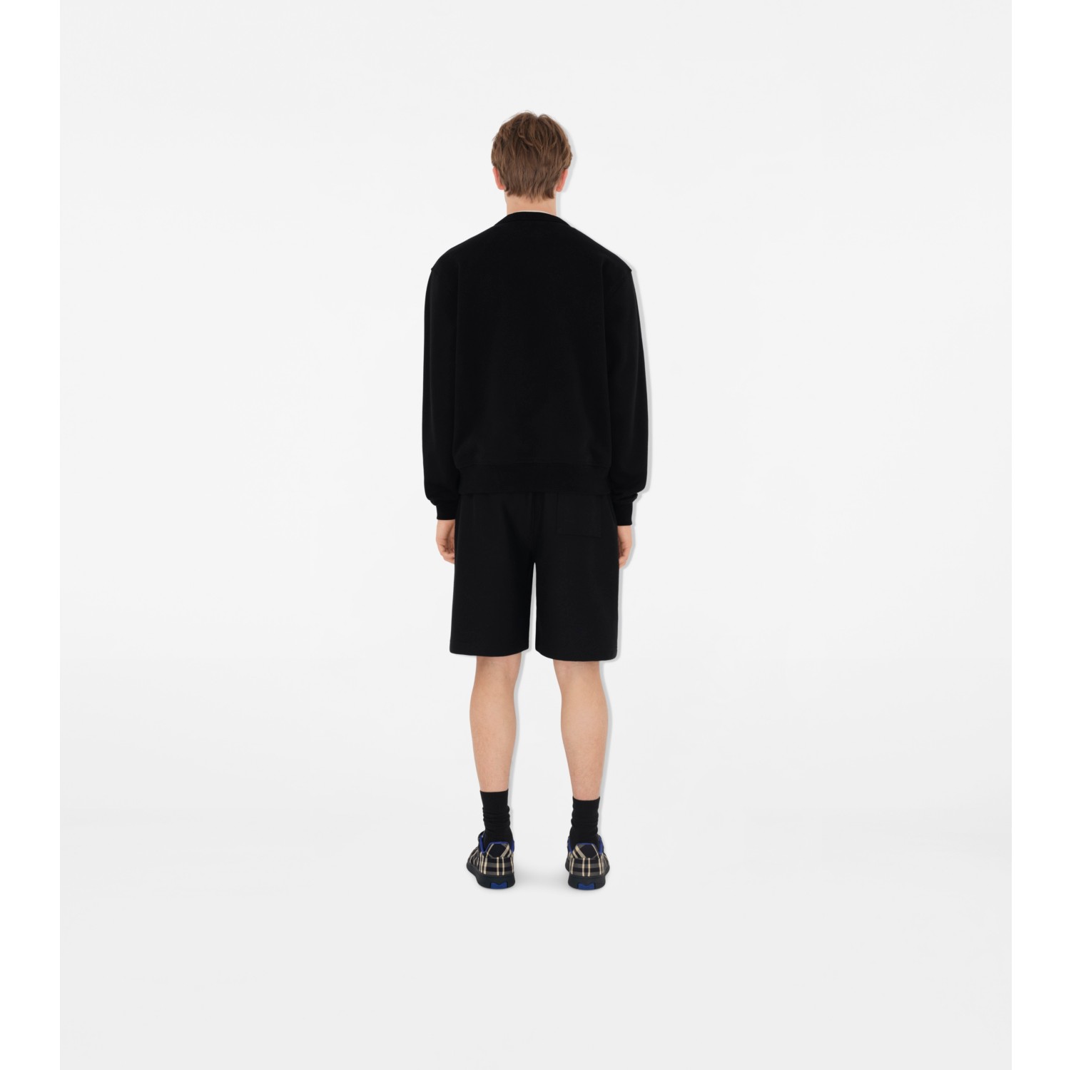 Pantaloncini in cotone con logo