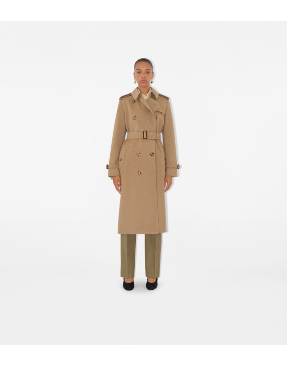 Long Cashmere Kensington Trench Coat