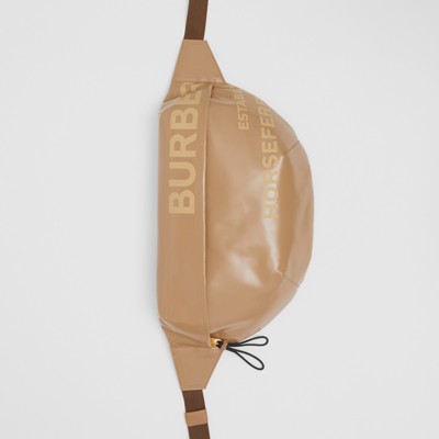 extra large horseferry print coated canvas bag