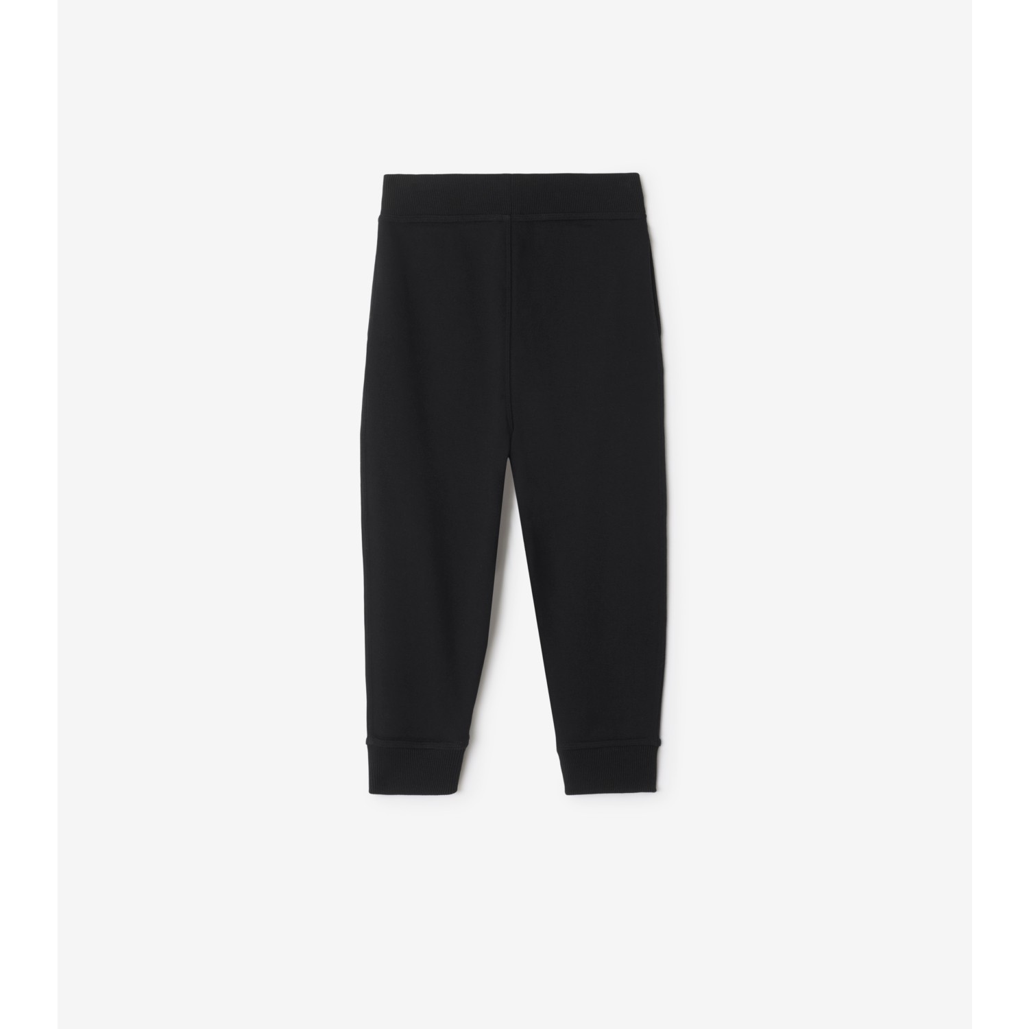 Check Label Cotton Jogging Pants