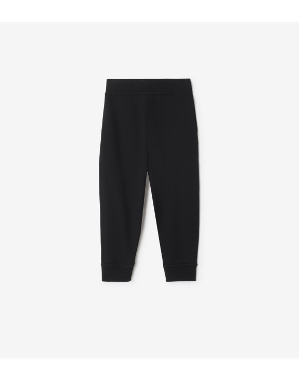 Pantalon de jogging en coton avec étiquette Check