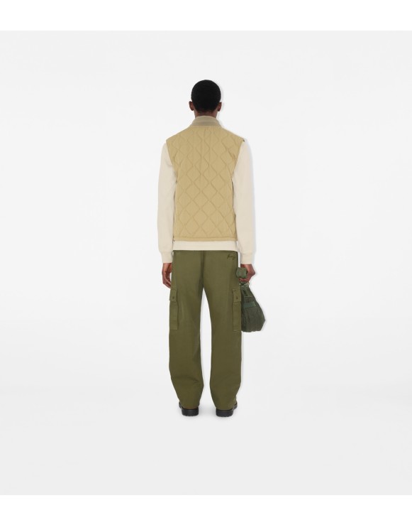 Quilted Gabardine Gilet