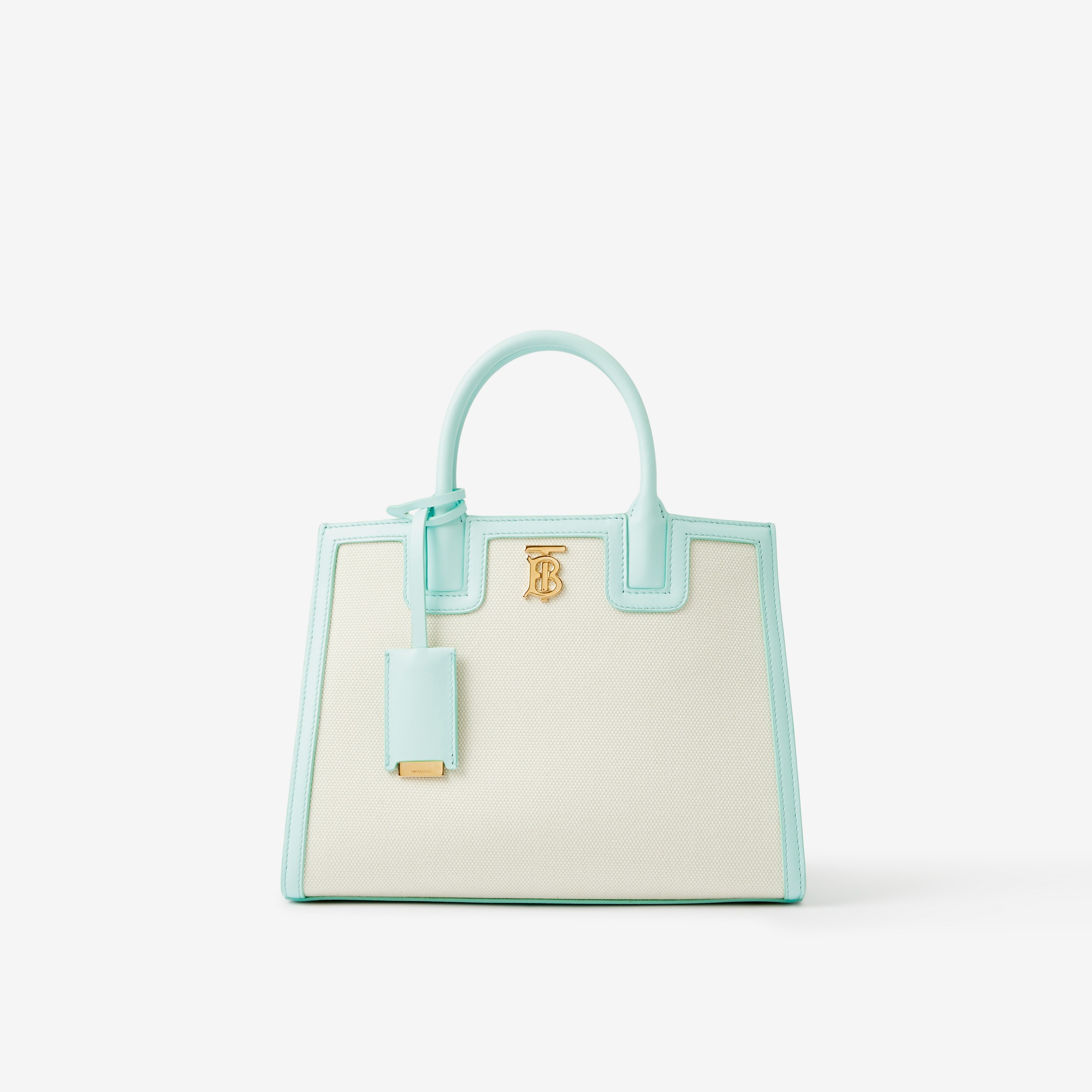 Mini Frances Bag in Natural/cool Mint - Women | Burberry® Official - 1