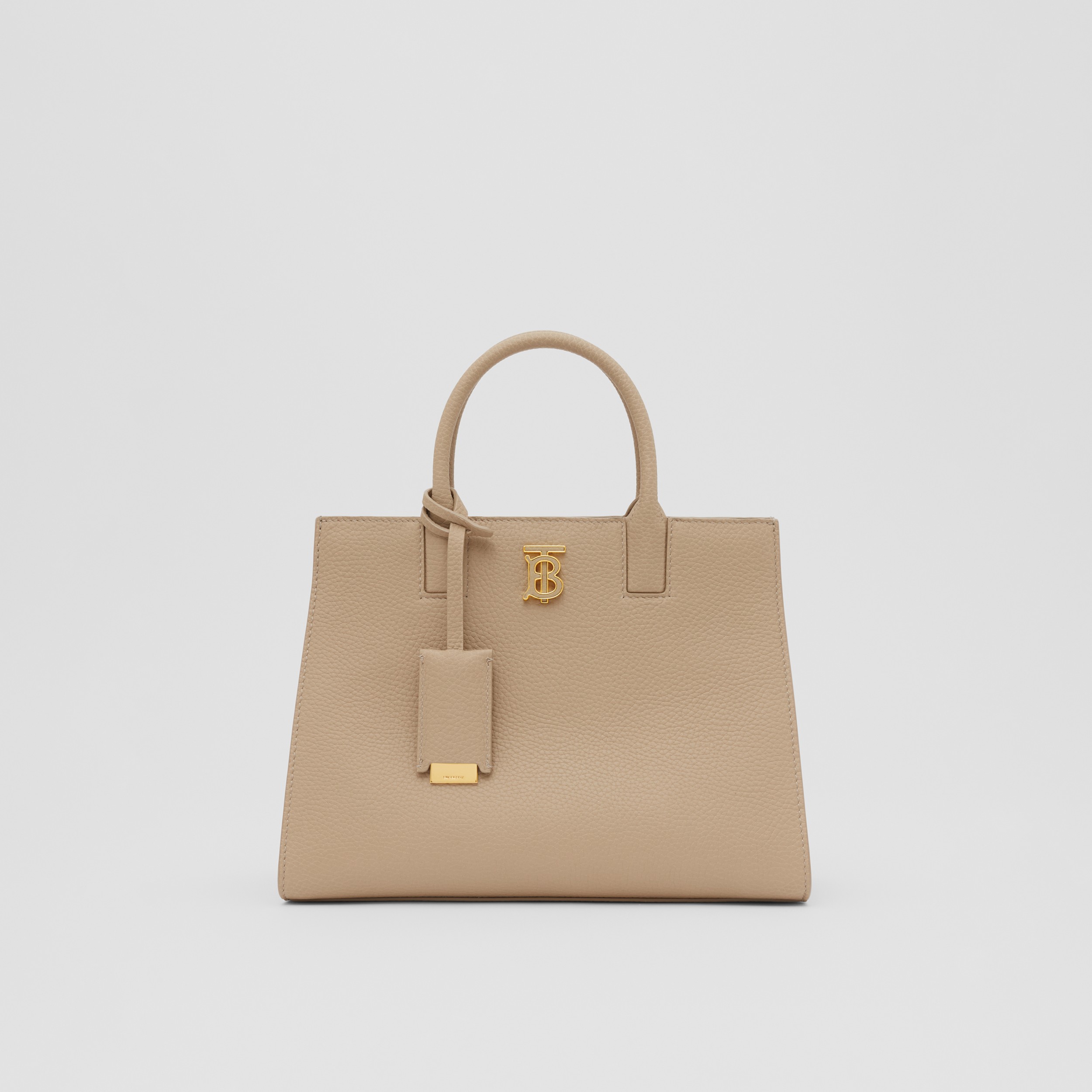 Grainy Leather Mini Frances Bag in Oat Beige - Women | Burberry® Official - 1