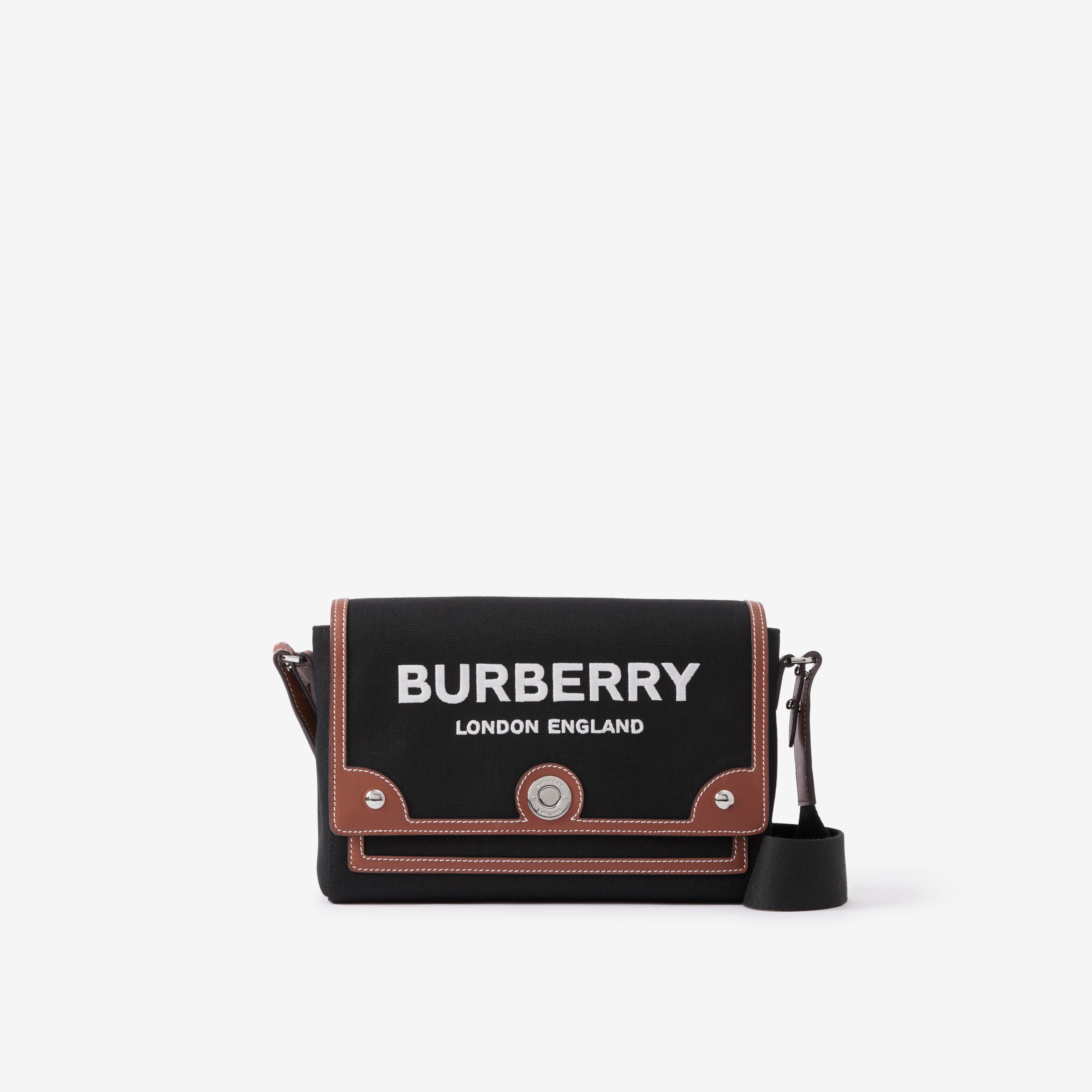 Note Bag in Black/tan - Women | Burberry® Official