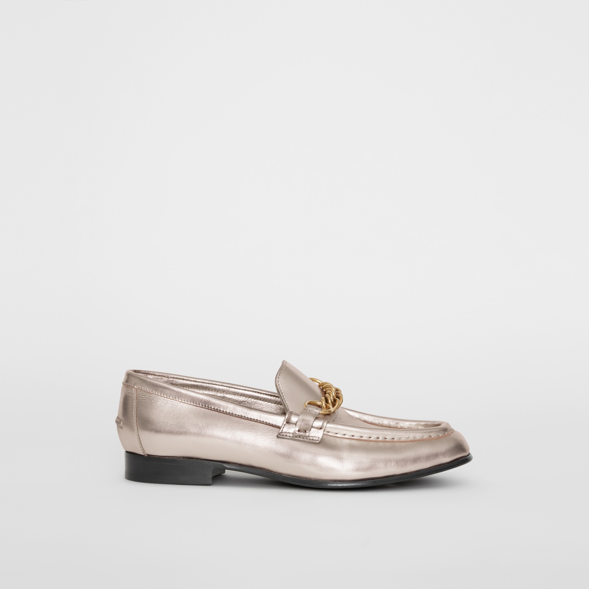 via spiga yania chain link leather loafer