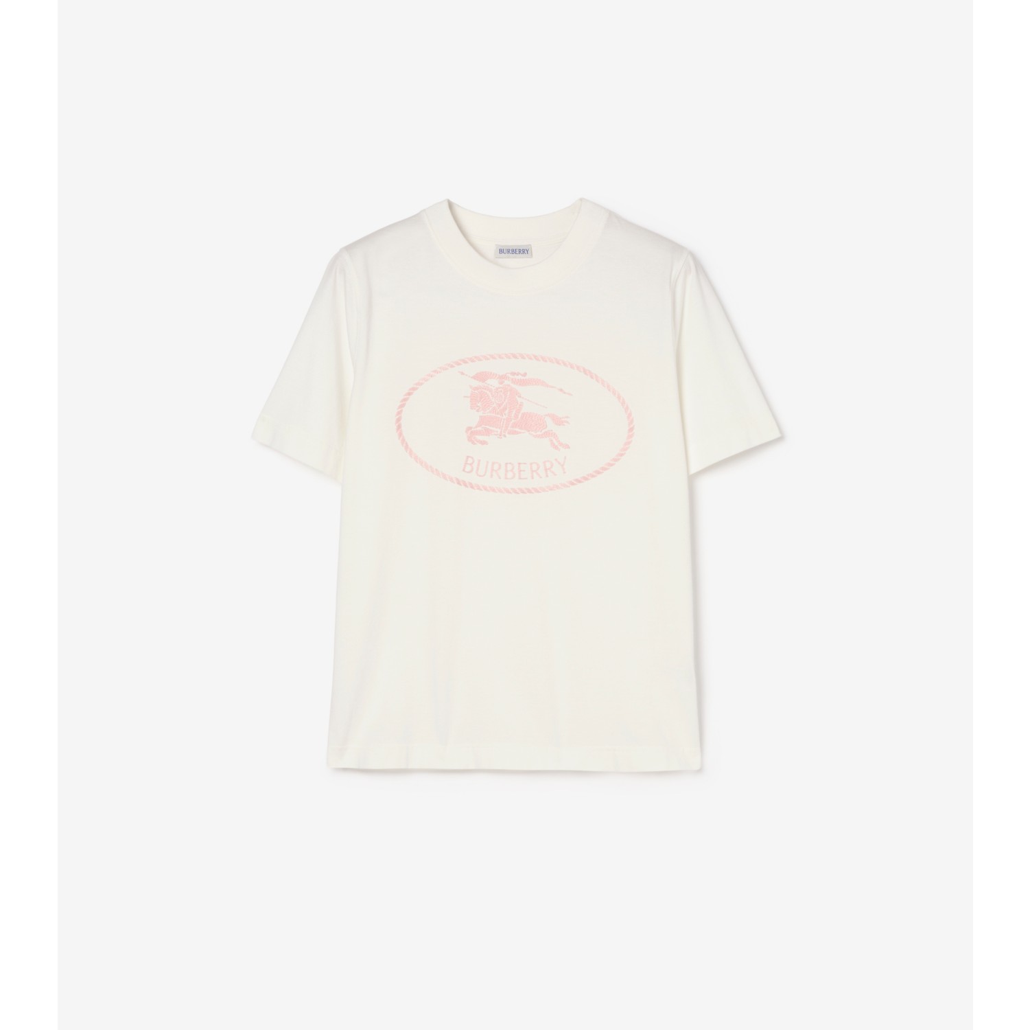 Knight Stamp Cotton T-shirt