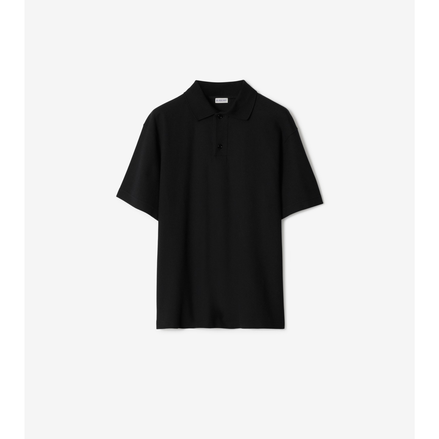 Black shop polo tee